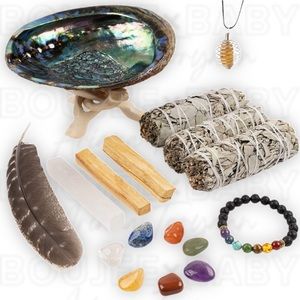 Smudging & Crystal Set | 18 Pieces